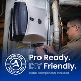 AprilAire 720MKZ Whole-House Fan-Powered Evaporative Humidifier – 21 GPD, Water Saving, Manual Control, Installation Kit, for up to 6,250 Sq. Ft., Part of the AprilAire Healthy Air System