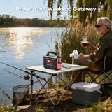 MARBERO Solar Generator 296Wh with Solar Panels 60W Portable Power Station with 300W Pure Sine Wave Solar Generator with Panels Included USB DC AC Outlet for Camping RV Van Outdoor Emergency Home