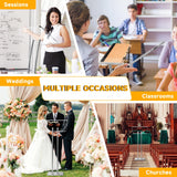 Podium Lectern with Iron Stable Bottom, Pulpits for Churches with 10MM Thickened Acrylic Countertop