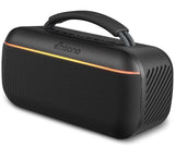 dbsono Portable Bluetooth Speaker Wireless: 100W(Peak) SoundPulse 2.0 with BassBoost, Waterproof Loud Party Speakers, Unlimited Pairing, TWS for Outdoor/Indoor, Beach Vacation Essential, Black