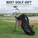 Golf Gift Set - Complete Golfing Accessories for Men & Women, Dad, with 3 Golf Balls, Bag Case, Rangefinder + More
