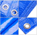 Tarp 40x60 Feet 5-7 Mil Heavy Duty Waterproof Tarp,20 Pack Bulk Full Pallet, Large Multipurpose Cover with Brass Grommets and Reinforced Edges, UV Resistant Thick Poly Tarps for Outdoor Cover