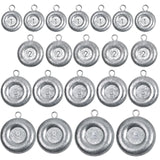 24pcs Sinkers Fishing Weights Coin Disc Sinker Fishing Sinkers Weights (C-Mix Kit(1+2+3+4+6oz) 24pack) Bnqoe
