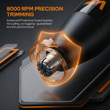 Wolnixx Nose Hair Trimmer for Men & Women – Powerful 8000 RPM Motor, Wet/Dry Use, Electric Nose & Ear Hair Clipper with Travel Lock, USB Rechargeable, Portable Grooming Tool