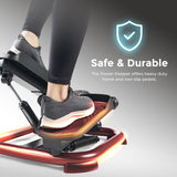 Sunny Health & Fitness 2-in-1 Power Stepper, Medium, 400 lb Weight Capacity, Resistance Bands, Height-Adjustable, Low-Impact Cardio, Bluetooth + SunnyFit App, SF-S021054
