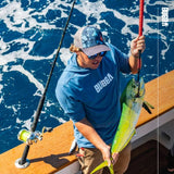 Portable Gaff with Stainless Steel Offset Hook, Non-Slip Grip Handle and Carbon Fiber Shaft for Fishing, Boating and Outdoors BUBBA