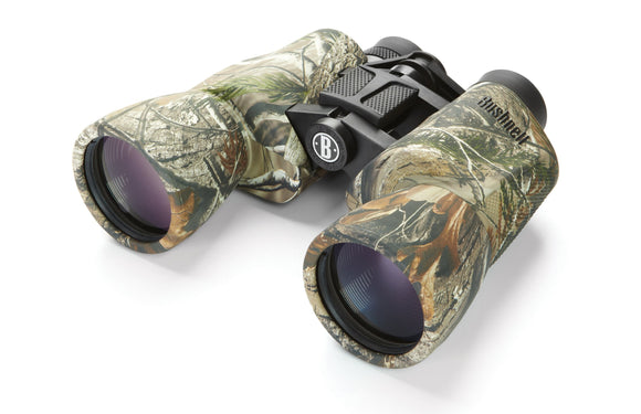 Bushnell PowerView 10 x 50mm Porro Prism Instafocus Binoculars, Realtree AP Bushnell