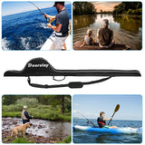 doorslay Fishing Rod Bag, 63 Inch Fishing Rod and Reel Protective Case, Portable Folding Fishing Pole Case, Fishing Tackle Storage Bags Carry Organizer Outdoor Waterproof for Fishing