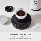 OutIn Claro Portable Coffee Scale, Espresso Scale 2kg/0.1g Accurate Measurement, Pour Over Coffee Scale Multiple Modes, Timer Function, Rechargeable