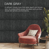 MaxGear Extra Large Bulletin Board 72" x 48", Dark Gray Felt Wall Tiles