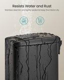 Bathroom Trash Can, 1.3 Gallon (5 L) Small Trash Bin with Lid, Slim for Small Spaces