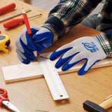 90 Pairs Gardening Gloves for Men Women Breathable Rubber Coated Working Gloves for Gardening, 9.1 Inch