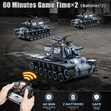 Supdex 1:18 Remote Control Tank, 2.4Ghz Soviet Union KV1 RC Tank Model Toys, 15 Channel Battle Army Toy with Smoke, Light and Sound, Military RC Vehicle for Adult and Kid That Shoot