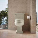 KOHLER 25875-47 Hyten® Elevated Quiet-Close™ elongated toilet seat, Almond