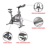 Sunny Health & Fitness Indoor Cycling Exercise Bike w/4-Way Adjustable Seat & Pulse Sensors, Home Cardio Training Equipment w/Micro-Adjustable Magnetic Resistance, Optional 29, 30, 40 Pound Flywheel Sunny Health & Fitness