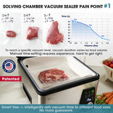 Vesta Precision 12” Chamber Vacuum Sealer, Smart Auto Vacuum Time, Easy-to-Clean System, Commercial-Grade Pump, Deep Chamber for Liquids, Meats, Mason Jars & Sous Vide, V513