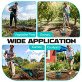 Cordless Tiller Cultivator Compatible with Makita 18V Battery, Ecarke 450RPM Brushless Garden Rototiller,48 Steel Tines, 9" W×6.3" D,Foldable Soil Tilling Tool for Garden Lawn Landscaping (Tool Only)