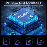 HP 17 Touchscreen Laptop Computer, 17.3 Inch HD+ Touch Screen Business Laptop PC, Intel Core i7, 32GB RAM 1TB SSD, Windows 11 Pro, 10 Key Backlit Keyboard, Fingerprint, Rose Gold