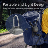 MANTO Bluetooth Speaker IPX5 Waterproof Portable Shower Speaker, 12H Battery, Bluetooth & Micro SD Playback (Up to 32GB, Card Not Included), Compact Design for Travel, Camping, Hiking, and Home