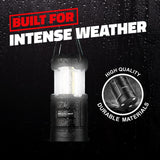 GearLight Camping Lantern - 2 Portable LED Battery Powered Lantern with Magnetic Base and Foldable Hook for Emergency Use or Campsites, Essential Hurricane Survival Kit with Batteries - Black