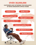 SIHOO B100 PRO Ergonomic Mesh Office Chair with Footrest