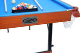 5.5-Foot Folding Billiard/Pool Table (Blue Original) RACK