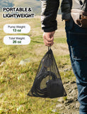 Docusvect Portable Shower for Camping 8000mAh with 3X Stronger Water Flow, Portable Camping Shower with 5 Pressure Levels, 4 Spray Modes, 26oz Ultra Lightweight, IPX8 Waterproof
