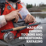 Life Jacket PFD for Kayak Fishing, Recreation and Touring, Pebble Gray, M/L Astral