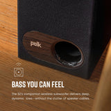 Polk Audio Signa S2 Sound Bar for Smart TV with Subwoofer, Wireless – Exclusive VoiceAdjust Technology, Ultra-Slim Design, Works with 4K & HD TVs, HDMI & Optical, Bluetooth, Wireless Streaming