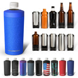Frost Buddy XL Can Cooler - Fits 12-24 oz Cans (Royal Glitz)