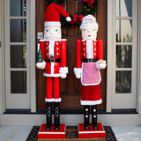 Prime Retreat Giant Nutcracker Mr. & Mrs. Claus Set