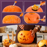 imarku Pumpkin Carving Kit, 36PCS Pumpkin Carving Tools, Professional Pumpkin Carving Knife Set with Stencils & Bag for Beginners