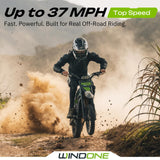 Windone RS5 Electric Dirt Bike for Teens & Adults (13+), Up to 37 MPH