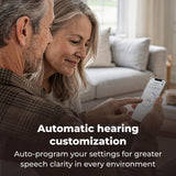 Lexie B3 OTC Hearing Aids Powered by Bose Sound Technology for Superior Speech Clarity - Rechargeable, Customizable, Universal Bluetooth Streaming - Receiver-in-Canal-Style Plus Lexie Expert Support