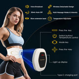 abs Stimulator Abdominal Massager with Heat & Redlight & Vibration & Electric Muscle Stimulator, Tactical x abs Toner Belt for Belly Fat Burning Stomach Cellulite, Lower Back Massagr for Pain Relief