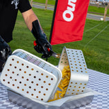 OuterMust 58,000 BTU Outdoor Fryer, 18 Qt. Deep Fryer Pot and 2 Inner Baskets, Ideal for Frying Fish, Chicken Wings, French Fries