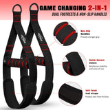 NTIUYOT Pull Up Assistance Bands for Pull Up Bar, 4 Heavy Duty Assisted Pull Up Bands, Workout Equipment with Foot Rest for Training, Adjustable Bands for Pull-Up, Fitness, Body Stretching, Chin Up