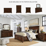 Signature Design by Ashley Porter Traditional 7 Drawer Dresser, Dark Brown
