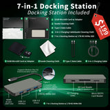 ASUS ROG Strix G18 18" WQXGA 240Hz Gaming Laptop, AMD Ryzen 9 9955HX, GeForce RTX 5070 8GB GDDR7, 64GB DDR5, 3TB Storage (2TB SSD+1TB Docking Station), RGB Backlit Keyboard, Wi-Fi 6E, Win 11, Gray