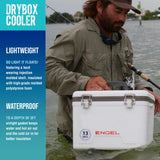Engel UC7 7.5qt Leak-Proof, Air Tight, Drybox Cooler and Small Hard Shell Lunchbox for Men and Women in British Racing Green