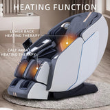 MassaMAX 4D Full Body Massage Chair for Daily Comfort Upgrade-Yoga Stretch, AI Voice Control, 55" SL Track, Zero Gravity, Extendable Footrest, 15 Modes, Foot Rollers, Waist & Calves Heating with Cover