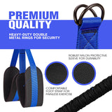 Ayombo Pull Up Assistance Bands,Heavy Duty Resistance Assistance Band for Pull-up Training,Adjustable Assisted Bands with Comfortable Foot Strap,Home Gym Workouts Body Stretching and Strength Training