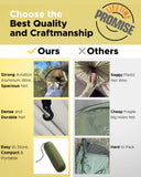 ADVOKAIR Camping Hammock with Mosquito Net Up to 500lbs, Ultralight and Portable Nylon Travel Hanging Hammock with Tree Straps, Perfect for Outside, Backpacking, Hiking and Backyard
