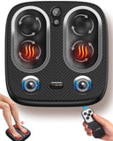 JZBRAIN Shiatsu Foot Massager with Heat & Vibration: Deep Kneading Foot Massager for Plantar Fasciitis, Neuropathy, and Improved Circulation - Electric Foot Massager for Home and Office Use