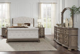 Signature Design by Ashley Ardenfield Traditional Nine-Drawer Dresser with Dovetail Construction, Top Drawers Felt Lined, Metal Hardware, Wood, Light Brown