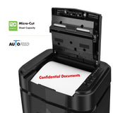 Aurora Professional Grade AU125MA 120-Sheet Auto Feed High-Security Micro-Cut Paper Shredder