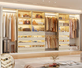 Aheaplus Closet System with 12 Drawers, 8.5-11.5Ft Closet Organizer System