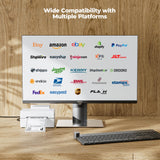 Bluetooth Thermal Label Printer, 130B Wireless 4x6 Shipping Label Printer MUNBYN