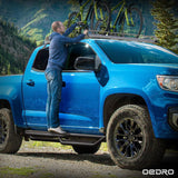 OEDRO Running Boards Compatible with 2009-2018 Dodge Ram 1500 Crew Cab (Including 2019-2024 1500 Classic), 2010-2026 Ram 2500 3500, 2-Stairs Side Step Rails Black Powder Coated Nerf Bars