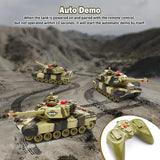 NIWOTA 2.4G Remote Control Army Tank-8 Channels 1:28 RC Tank that Shoot with Toy Soldiers, Auto Demo, Rotating Turret,Light&Sound, All-Terrain RC Military Vehicle Toys Gift for Boys Ages 6 8 9 12